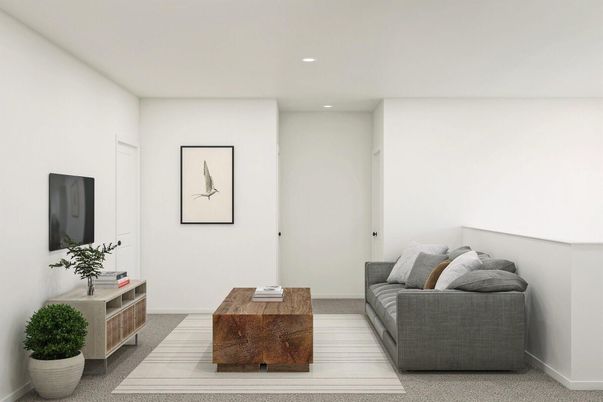 Interior, Living room, Recessed Lighting