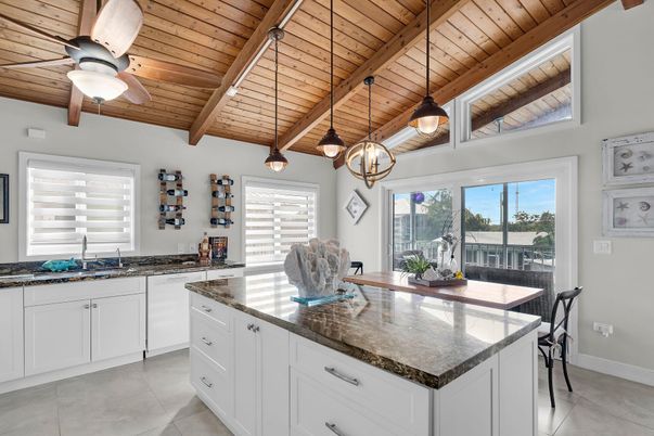 Interior, Kitchen, Pendant Lights, Wooden Beams, Wooden Ceilings