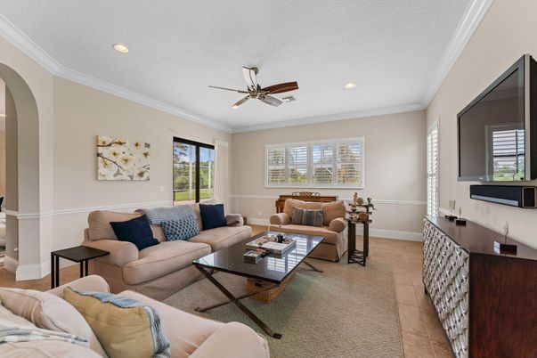 Interior, Living room, Recessed Lighting