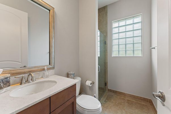Bathroom, Glass Shower, Interior