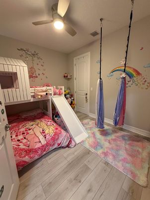 Bedroom, Interior, Wood Texture Flooring