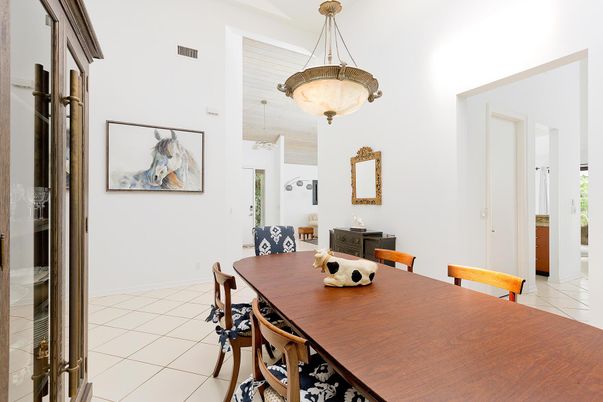 Dining room, Interior, Pendant Lights