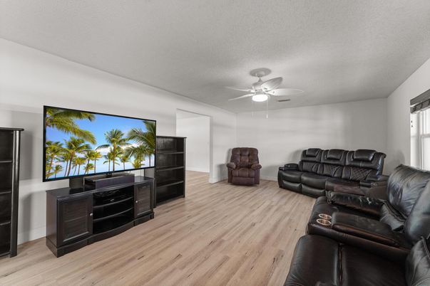 Home Theatre Room, Interior, Living room, Wood Texture Flooring