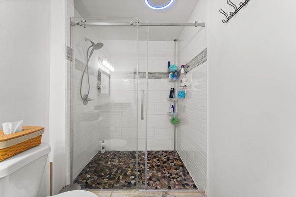 Bathroom, Glass Shower, Interior