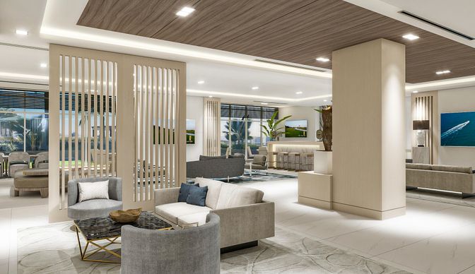 Interior, Living room, Marble, Recessed Lighting, Wooden Ceilings