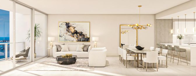 Dining room, Interior, Living room, Pendant Lights, Water