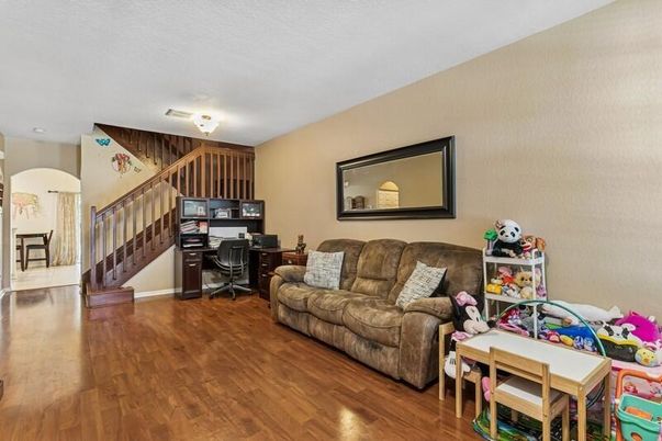 Home Office, Interior, Wood Texture Flooring