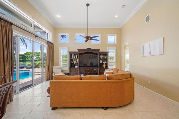 Interior, Living room, Recessed Lighting