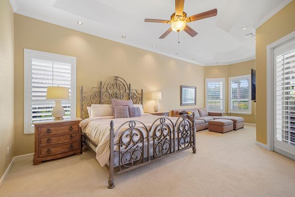 Bedroom, Interior, Recessed Lighting