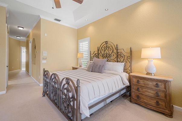 Bedroom, Interior, Recessed Lighting