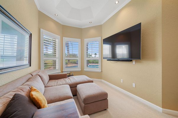 Interior, Living room, Recessed Lighting