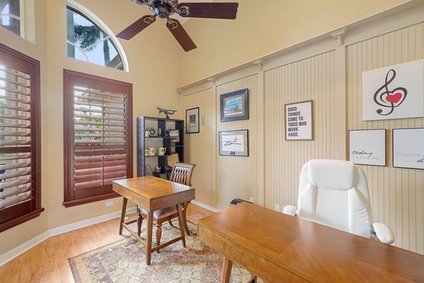 Home Office, Interior, Wood Texture Flooring
