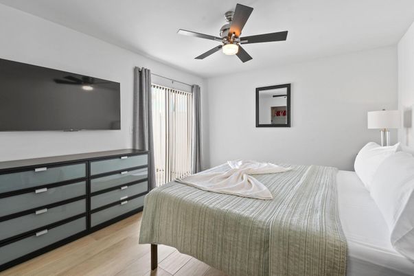 Bedroom, Interior, Wood Texture Flooring