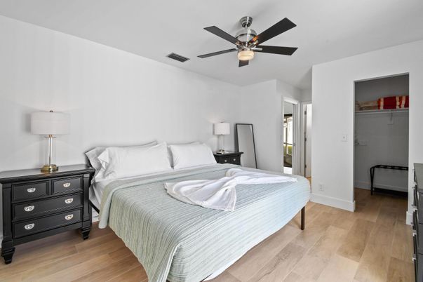 Bedroom, Interior, Wood Texture Flooring