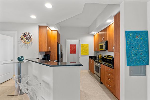 Interior, Kitchen, Recessed Lighting, Stainless Steel Appliances