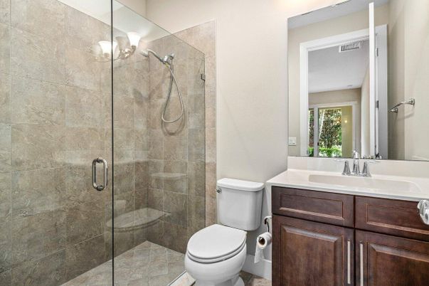 Bathroom, Glass Shower, Interior