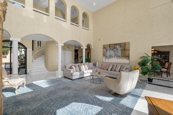 Interior, Living room, Recessed Lighting