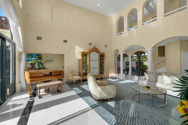 Interior, Living room, Piano, Recessed Lighting