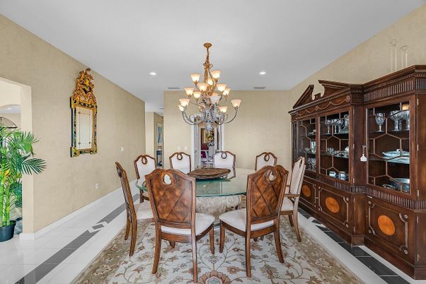 Chandelier, Dining room, Interior, Recessed Lighting