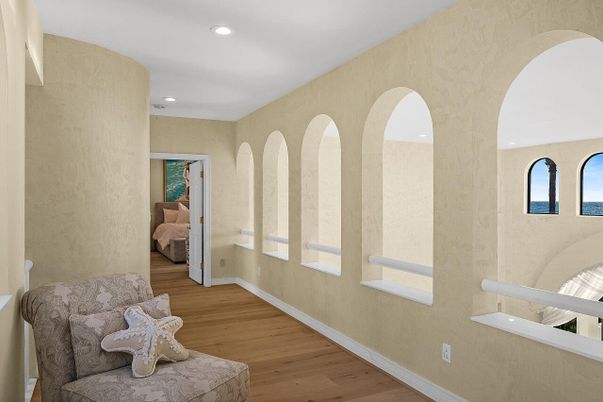 Interior, Recessed Lighting, Wood Texture Flooring