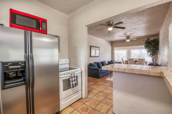Interior, Kitchen, Tile Countertops
