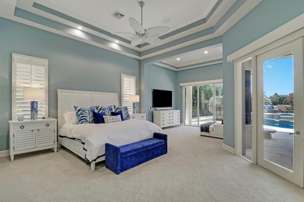 Bedroom, Interior, Recessed Lighting