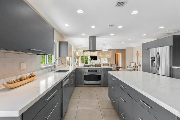 Interior, Kitchen, Recessed Lighting, Stainless Steel Appliances