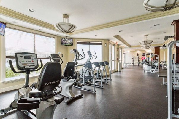 Fitness Equipment, Gym, Interior, Pendant Lights, Recessed Lighting