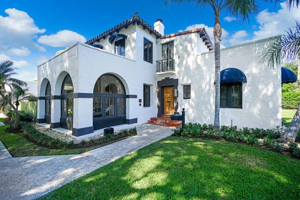 Backyard, Exterior, Facade, Spanish Mediterranean