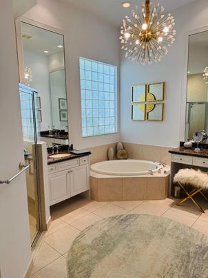 Bathroom, Interior, Pendant Lights, Recessed Lighting