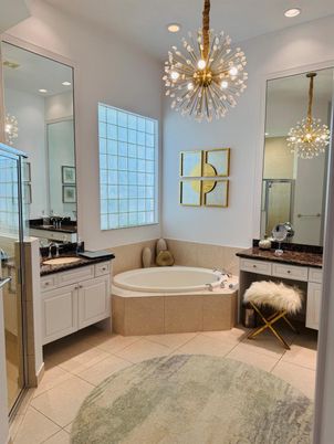 Bathroom, Interior, Pendant Lights, Recessed Lighting