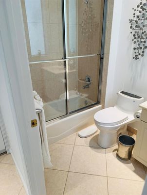 Bathroom, Glass Shower, Interior