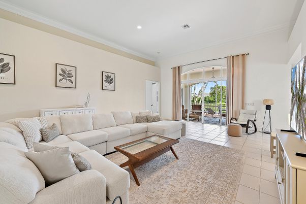 Interior, Living room, Recessed Lighting