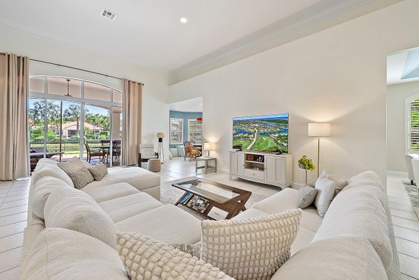 Interior, Living room, Recessed Lighting