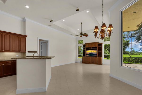 Chandelier, Interior, Recessed Lighting