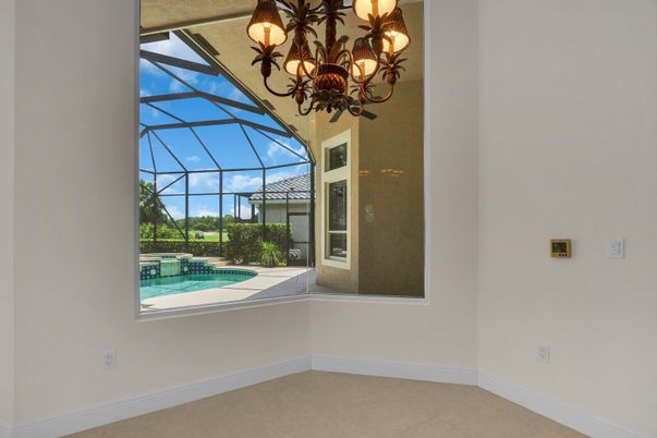 Chandelier, Glass Ceilings, Interior, Pool, Sun Room