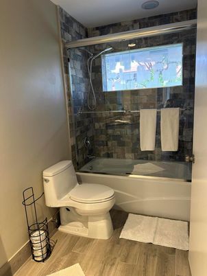 Bathroom, Interior, Wood Texture Flooring