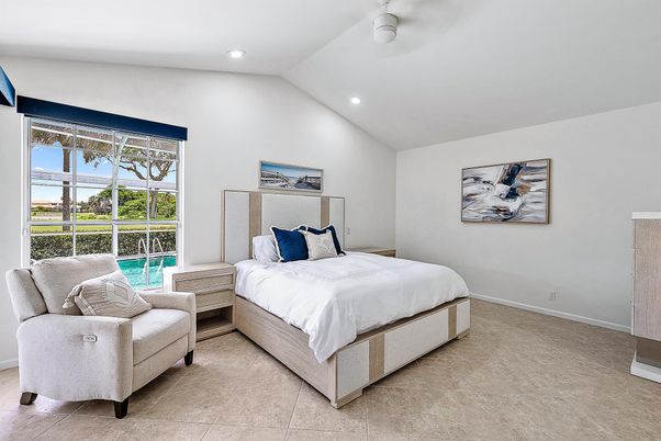 Bedroom, Interior, Recessed Lighting