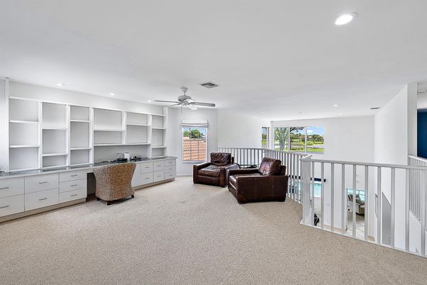 Home Office, Interior, Recessed Lighting