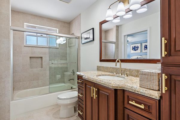 Bathroom, Glass Shower, Interior