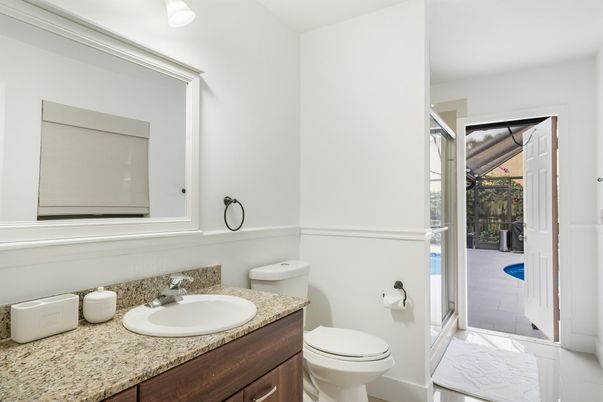 Bathroom, Glass Shower, Interior