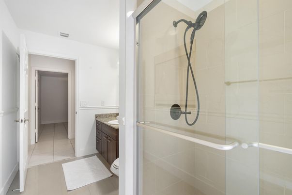 Bathroom, Glass Shower, Interior