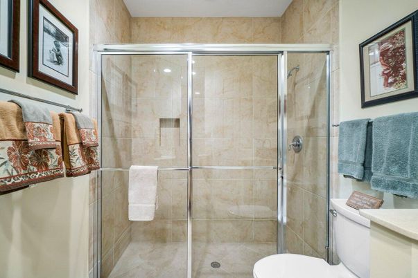 Bathroom, Glass Shower, Interior