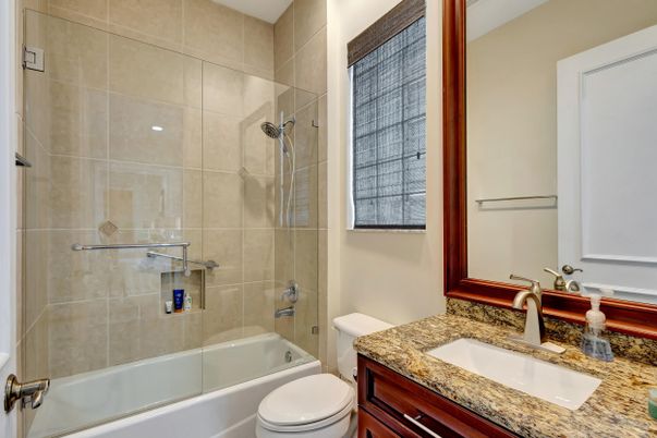 Bathroom, Glass Shower, Interior