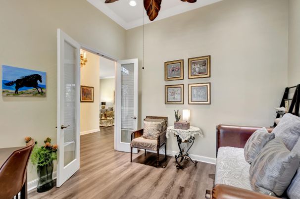 Interior, Recessed Lighting, Wood Texture Flooring
