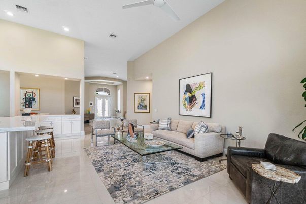 Interior, Living room, Recessed Lighting