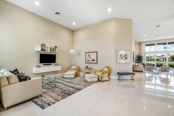 Interior, Living room, Recessed Lighting