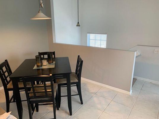 Dining room, Interior, Pendant Lights