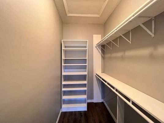 Interior, Walk-in Closets, Wood Texture Flooring