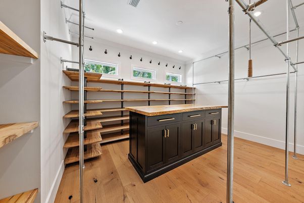 Interior, Recessed Lighting, Walk-in Closets, Wood Texture Flooring